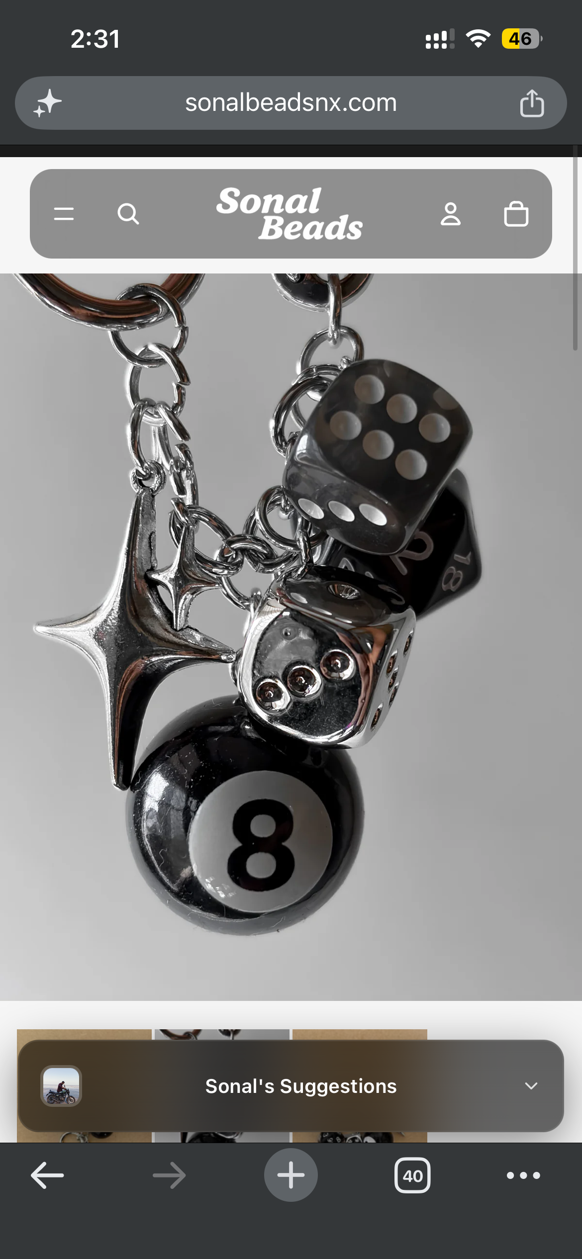 Dice Pool Keychain