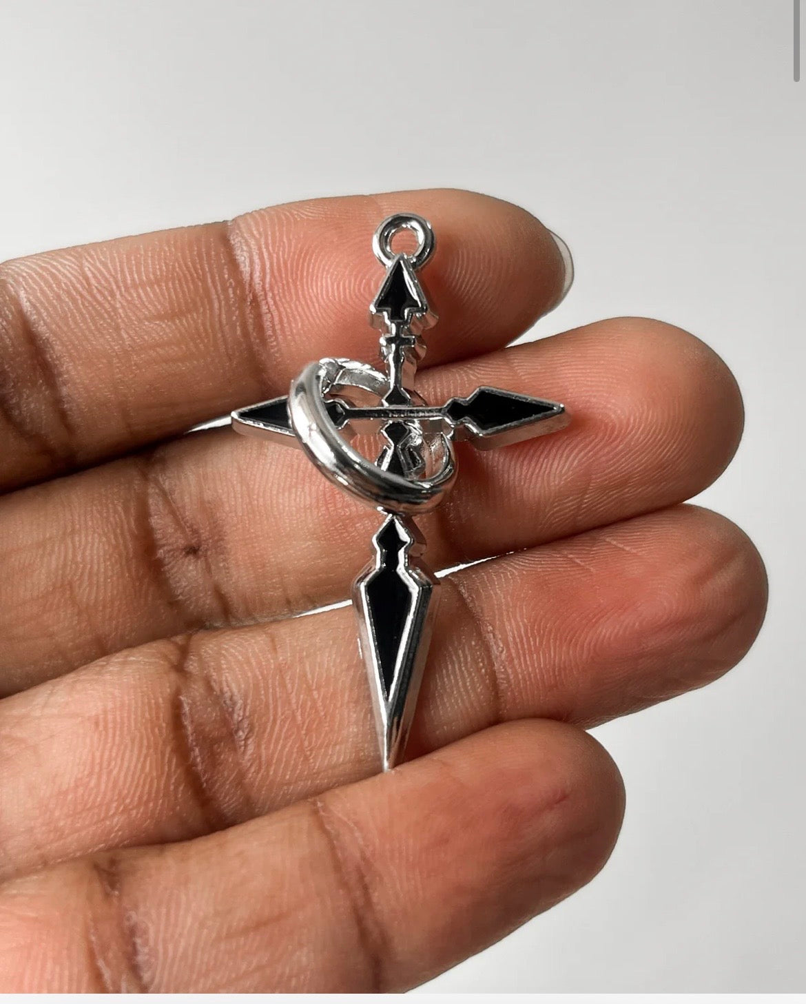 Ring Cross Pendant