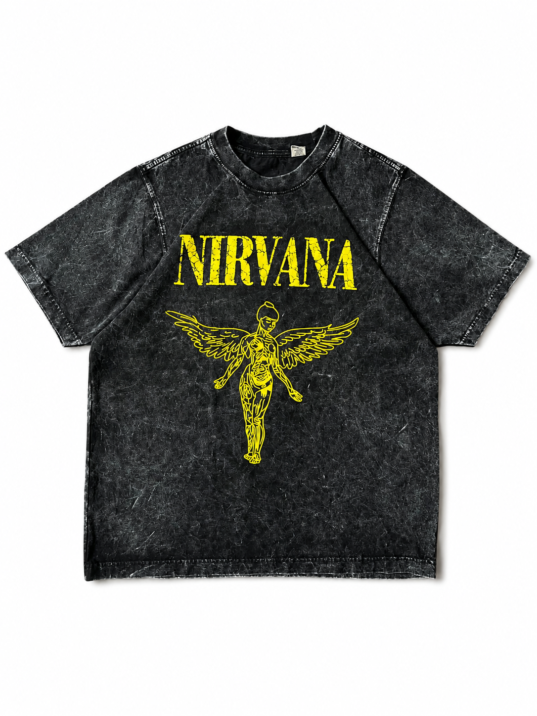 Nirvana Acid Washed  t shirt
