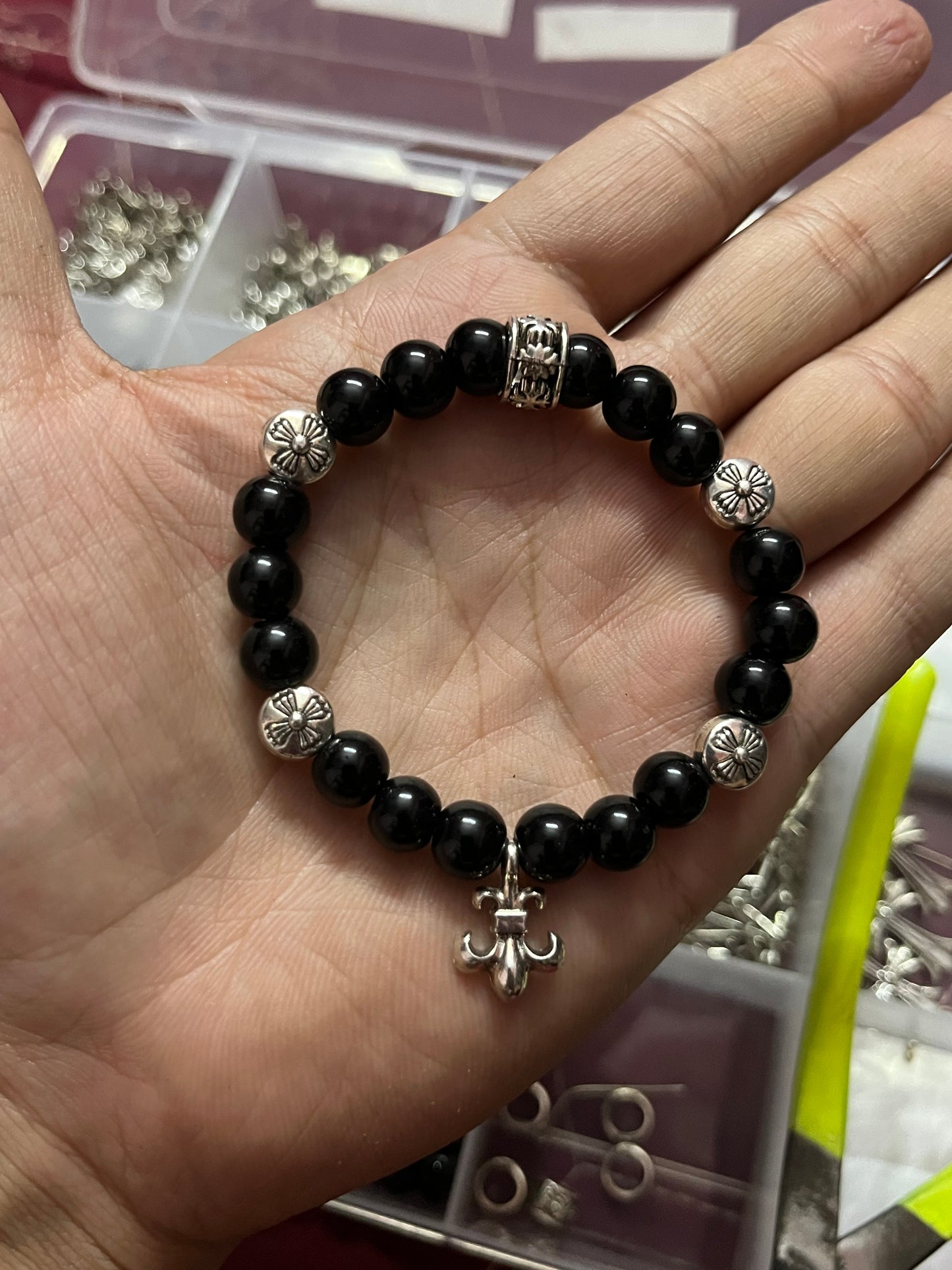 Hanging Cross Bracelet