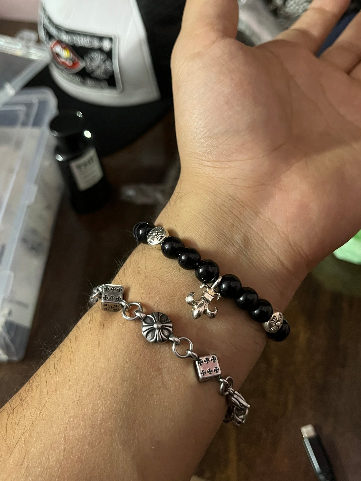 Hanging Cross Bracelet